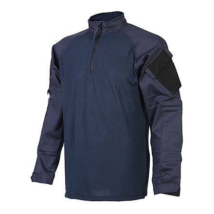 TRU-SPEC TRU X-Fire 1/4 Zip Combat Shirt - Mens, Navy, Extra Small, Regular, 1460002