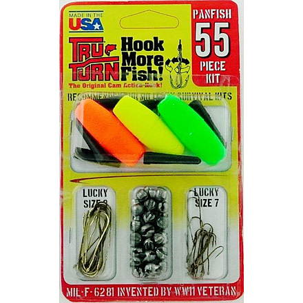 Tru-Turn Tru-Turn ALL-U-NEED - Hook, Float, Sinker Panfish Kit, 55 Piece, TTHSK