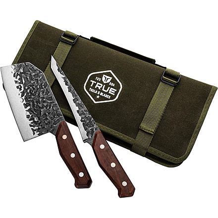 TRUE Primal Forge Kits Kitchen Knives, 6.5 inch and 7.25 inch Blade, 5Cr15Mov Stainless Steel, TRU-BND-0004