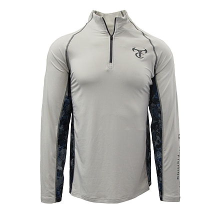 TrueTimber DeepLedge 1/4 Zip - Mens, Vapor Blue/Viper Aqua, Medium, 0621-VB/VA - M