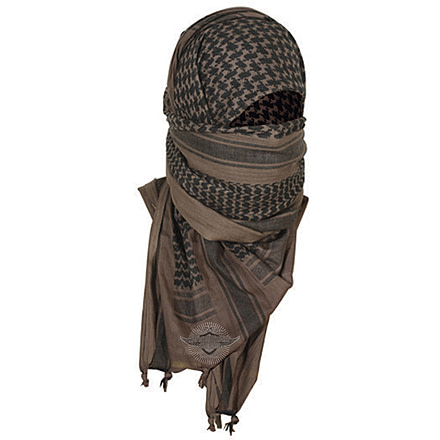5Star Shemagh Desert Scarf Mocha/Black 3740000