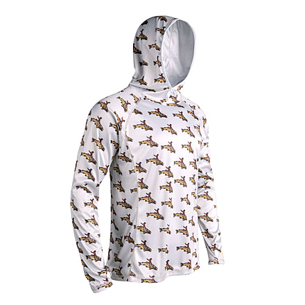 Trxstle Bucking Brown Sun Hoody - Women's, Medium, Heathered Grey, AP-SUN-WOM-MUL-M