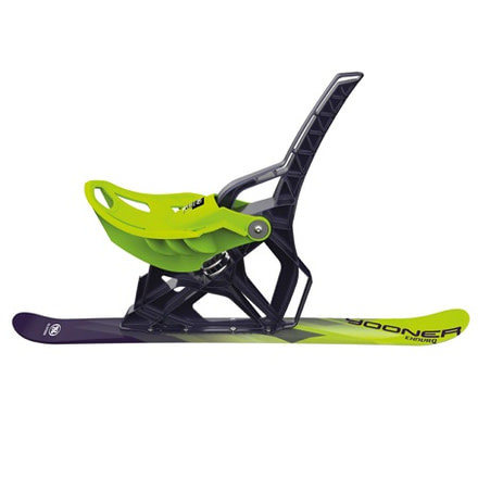 TSL Yooner Enduro Ski Sled, Kiwi/Black YOONERENKI-DEMO