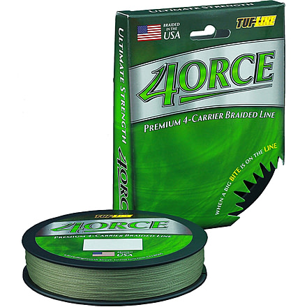 Tuf-Line Braided Line 4-Carrier 20lb 125yd Green, FE20125GN