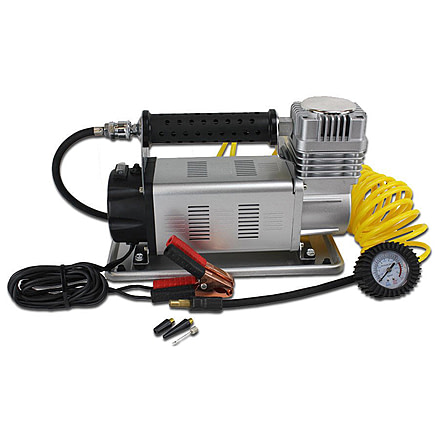 Tuff Stuff Overland Performance Portable Offroad Compressor, 150 PSI, 5.65 CFM, Silver/Black, NSN N, TS-150-CMP-XT