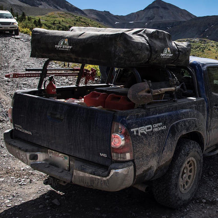 Tuff Stuff Overland Rooftop Tent Driving Cover Black Ranger &amp; Delta Overland, Black, NSN N, TS-RTT-DC-BK-RAN-DLT