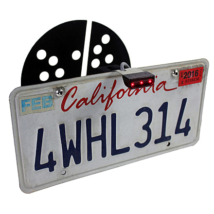 Tuff Stuff Overland Spare Tire Relocation Kit - Tire Carrier 3rd Brake &amp; License Plate Relocation Kit w/ Light Tab, NSN N, TS-TC3BL-LPR-LTAB-KIT