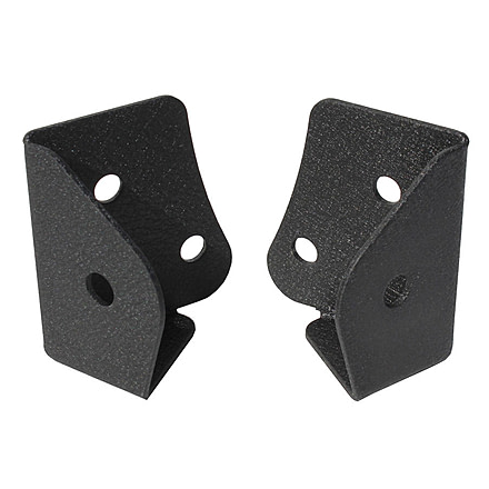 Tuff Stuff Overland Windshield Light Mounting Brackets for 07-18 Jeep Wrangler JK, Black, NSN N, TS-WLM-JK