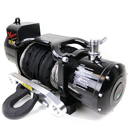 Tuff Stuff Overland Xtreme Wireless Waterproof 12500 Lb Winch, 85 ft Synthetic Rope, NSN N, TS-12500-XT-SYN