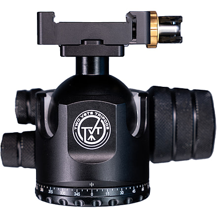 Two Vets Tripods Inc 44mm Dual Tension Ballhead W/ Area 419 Arcalock QD