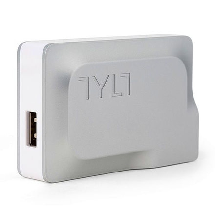 TYLT Quik Smart Charger 1X, Silver, Silver, 1 Year Mfg Warranty, TYL-62204