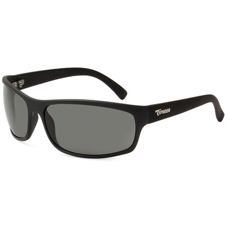 Typhoon Harbor Sunglasses - Matte Black Frame, Horizon Grey Polarized Lenses 946TMBK