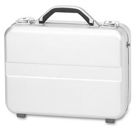 TZ Case AC77 Molded Aluminum Attache Case, 14.25x10.5x4.5in - Silver AC-77S 
