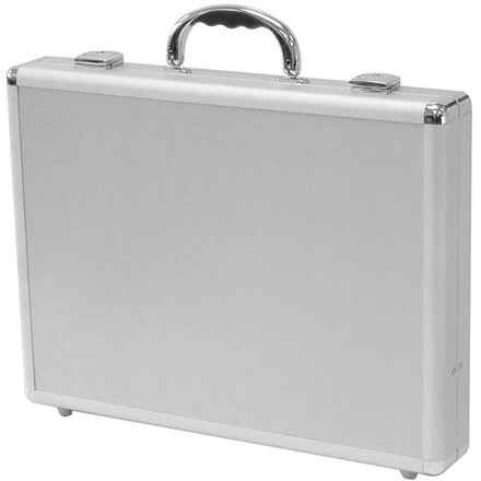 TZ Case DLX-16 Slim Line Design Packaging/Tool Case - Silver DLX-16S 