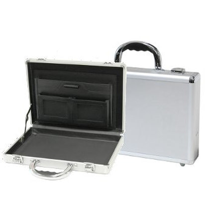 TZ Case DLX-14 Slim Line Design Packaging/Tool Case - Silver DLX-14S