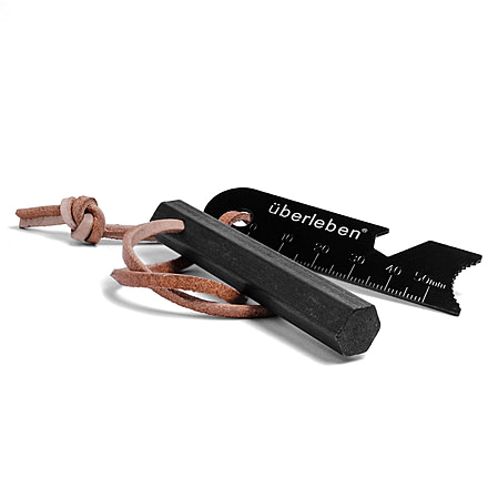 Uberleben Hexa Fire Starter, 3in, UB-HETH-0101