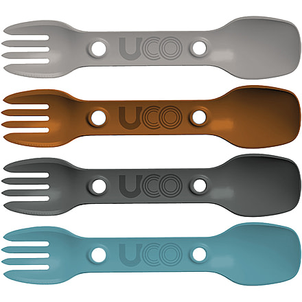 UCO Four Pack Utility Spork Ventur, 7 overall, F-SP-UT-4PK ELEVATED