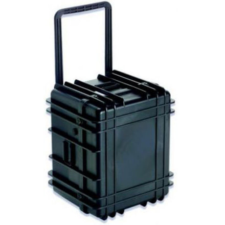 UK 1622 Transit Case/Wheels/Empty/Black