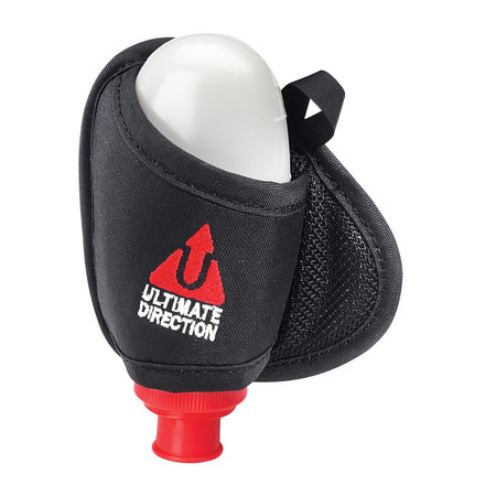 Ultimate Direction Clip On Holster, w/One 4oz Gel Flask, Black 003312BK00