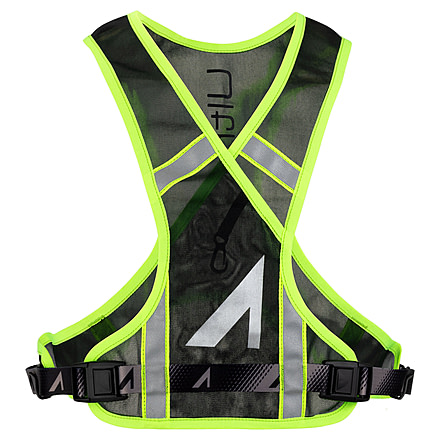 Ultraspire Neon Reflective Vest, Black/Lime, UA125BK