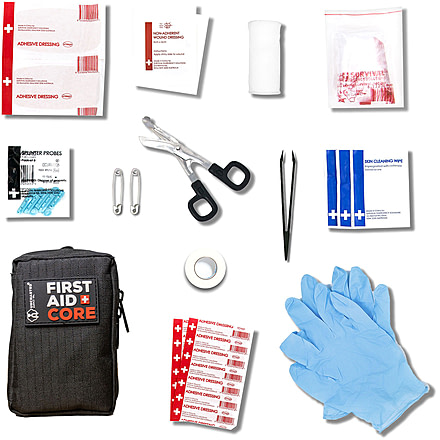 Uncharted Supply Co. First Aid Core Kit, Black, BA-F4L-U-BK