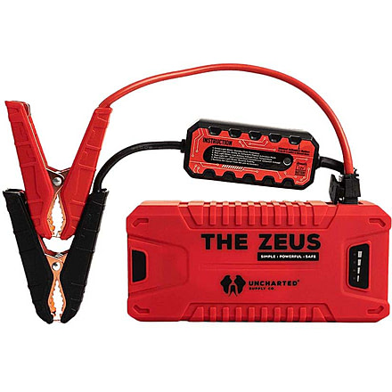 Uncharted Supply Co. Zeus Portable Jump Starter - USB Charger, SU-Z6U-U-RD