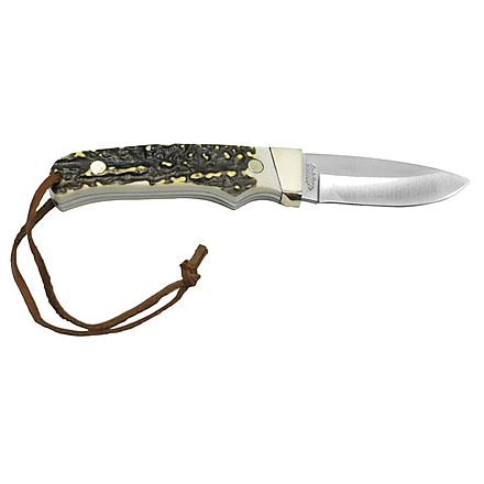 Uncle Henry PH2N Next Gen Mini Pro Hunter Fixed Blade Knife, 2.75in, 7Cr17Mov Stainless Steel Blade, 4in, Staglon Handle, 1100088