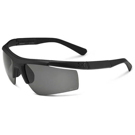 Under Armour Core, Satin Black Frame w/Black Rubber, Gray Lens, U8630035-010100