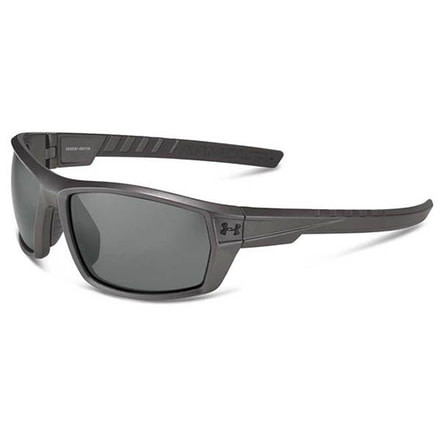 Under Armour Ranger, Satin Carbon w/Black Rubber, Gray Polarized w/ML, U8600061-060108