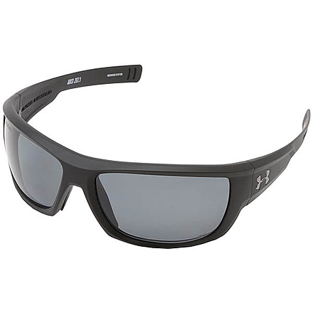 Under Armour Rumble Storm, Black w/Black Rubber, Gray Polarized Lens, U8630032-010108