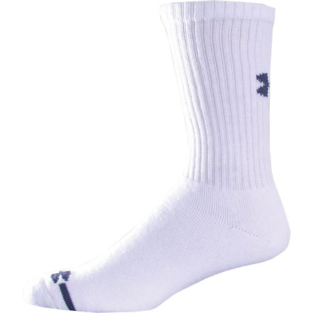 Under Armour 9-11 Ua Charge Cotton Crew - White - UA 3879-MD-WHT
