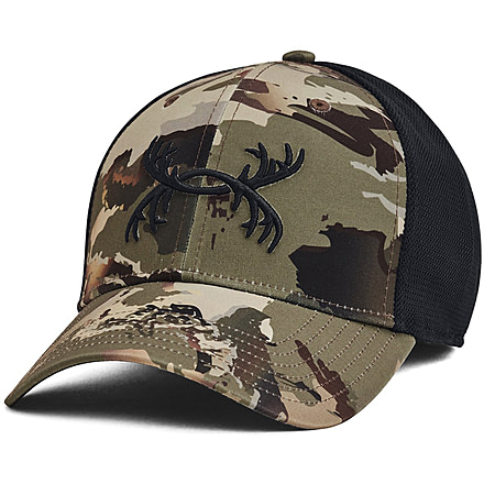 Under Armour Antler Trucker Hat - Mens, UA Forest 2.0 Camo, OSFM, 1372352988OSFM