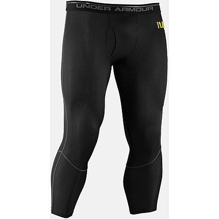 Under Armour Base 1.0 Legging - Men's-Black/Steel-X-Large