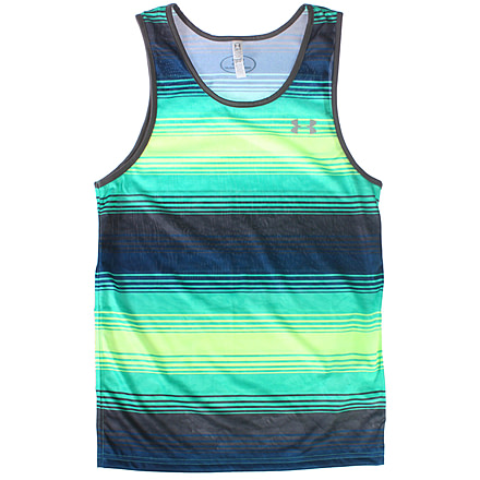 Under Armour Bender Tank - Men's-Thai Teal/Velocity-X-Large