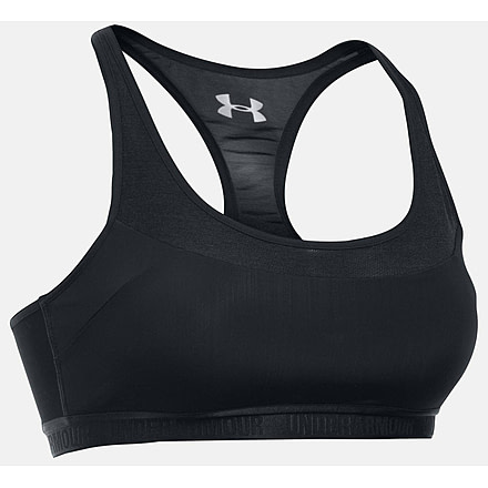 Under Armour Breathe Bra - Women's-Black/Black/Black-X-Large
