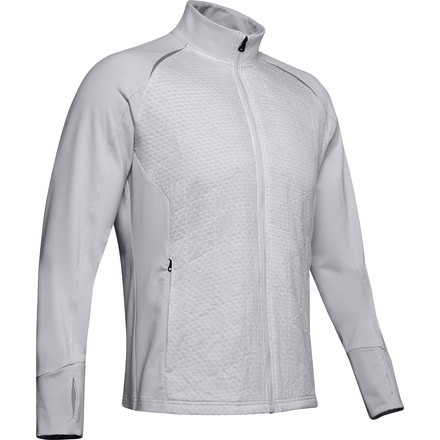 Under Armour ColdGear Reactor Run Insulated Jacket - Mens, Halo Gray/Reflective, Medium, 1342707-014-MD