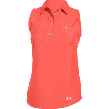 Under Armour CoolSwitch Thermocline Amalgam Tank - Women's-After Burn/Glacier Gray-Small