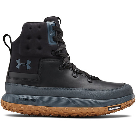 Under Armour Fat Tire Govie Hiking Boot- Mens, Black / Mesquite Orange / Wire, Medium, 9, 1299193-003-9