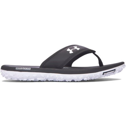 Under Armour Fat Tire Sandal - Men's-Black/Black-Medium-10