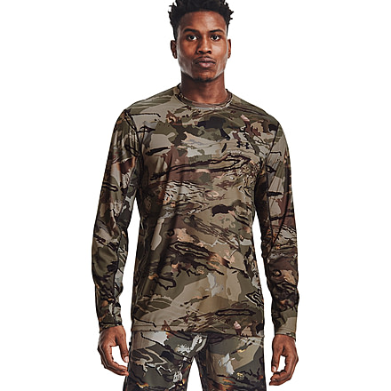 Under Armour Iso-Chill Brush Line Long Sleeve Shirt - Mens, UA Forest All Season Camo, Small, 1361308994SM