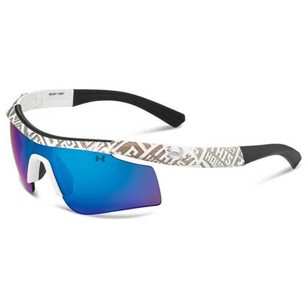 Under Armour Kids Dynamo, White w/Charcoal Gray Rubber, Gray w/Blue ML, U8600067-108861