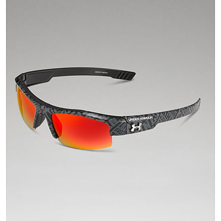 Under Armour Kids Nitro, Shiny Black, w/Black Rubber,Gray w/Orange ML, U8600047-880041