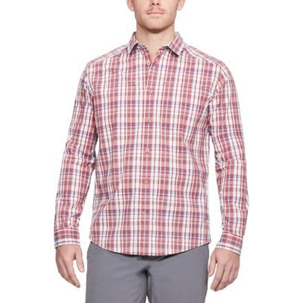 Under Armour Legacy Long Sleeve Woven Shirt - Men's, Rustic Red/Redex, Medium, 1304642-596-MD