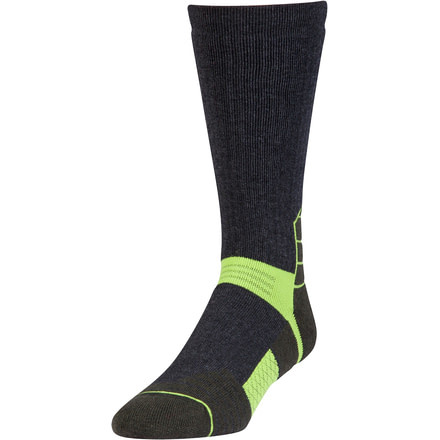 Under Armour Mens Armour Scent Boot Socks, Asphalt Heather, 9-11 Medium, U728-APH-MD