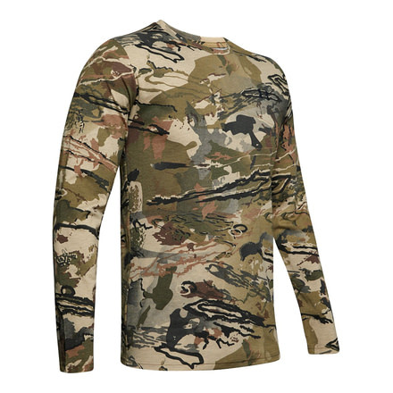 Under Armour Scent Control Camo Long Sleeve Tee - Mens, UA Barren Camo, Medium, 1343241-999-MD