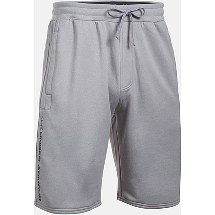 Under Armour Shoreline Short - Men's-True Gray Heather/Black-Large