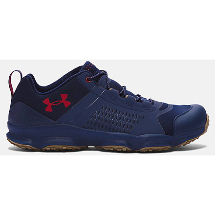 Under Armour SpeedFit Hike Low Hiking Shoe - Men's-Navy/Saddle-Medium-8