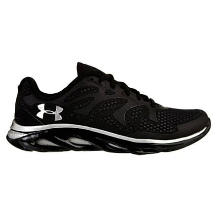 Under Armour Spine EVO Road Running Shoe - Men's-Black/Yellow-Medium-8.5 US
