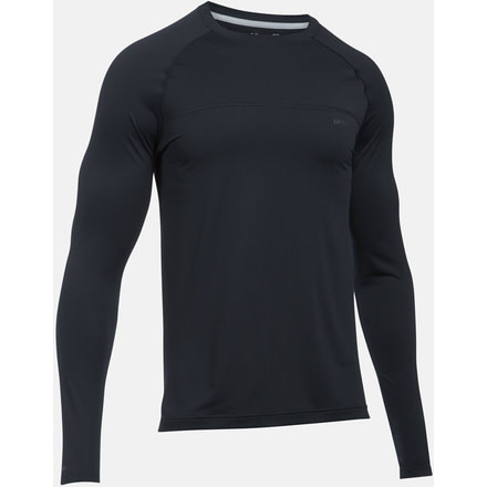 Under Armour Sunblock Long Sleeve Shirt - Men's-Black/Black-X-Large