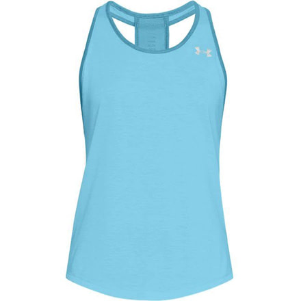 Under Armour Swyft Racer Tank - Women's, Canoe Blue AFS/Deprecated/White/Reflective, Extra Small, 1318420-713-XS